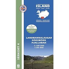 4 LANDMANNALAUGAR 1 100 000 1 50 000