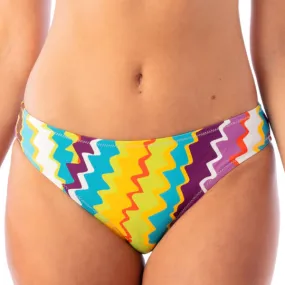 Bas de maillot de bain échancré multicolore Camila par Deidad