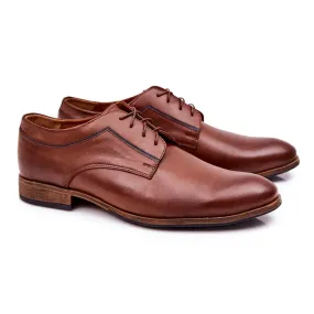 Bednarek Polish Shoes Chaussures en cuir élégantes Bednarek 684 Marron brun