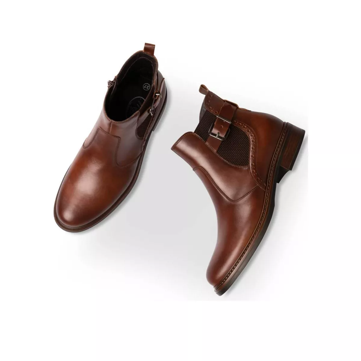 Bottines MARRON MEGIS ELEGANT