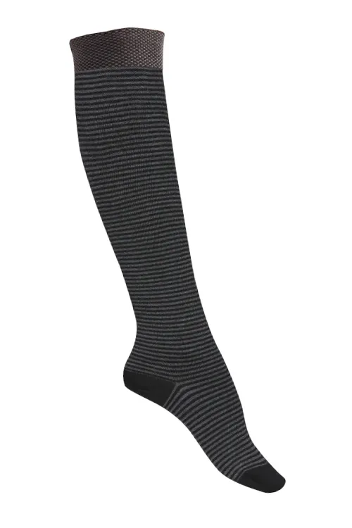 Chaussettes hautes laine mérinos massant anti-fatigue