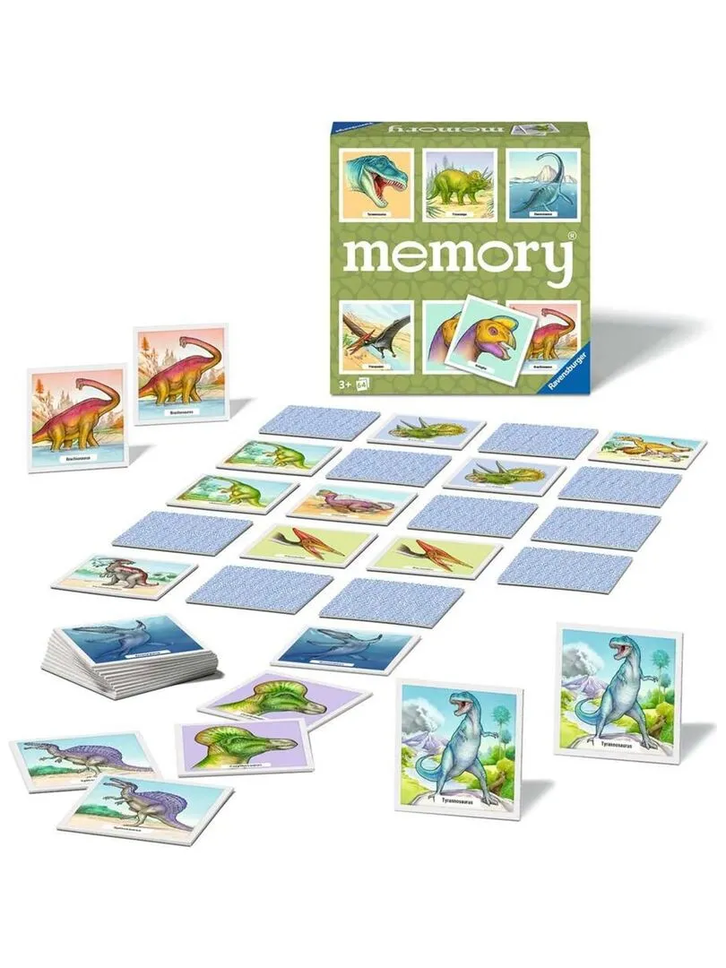 Jeu de carte de mémoire de dinosaure® D/F - N/A