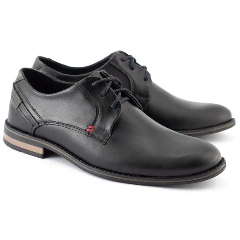 KOMODO Chaussures élégantes pour hommes 859 noir le noir