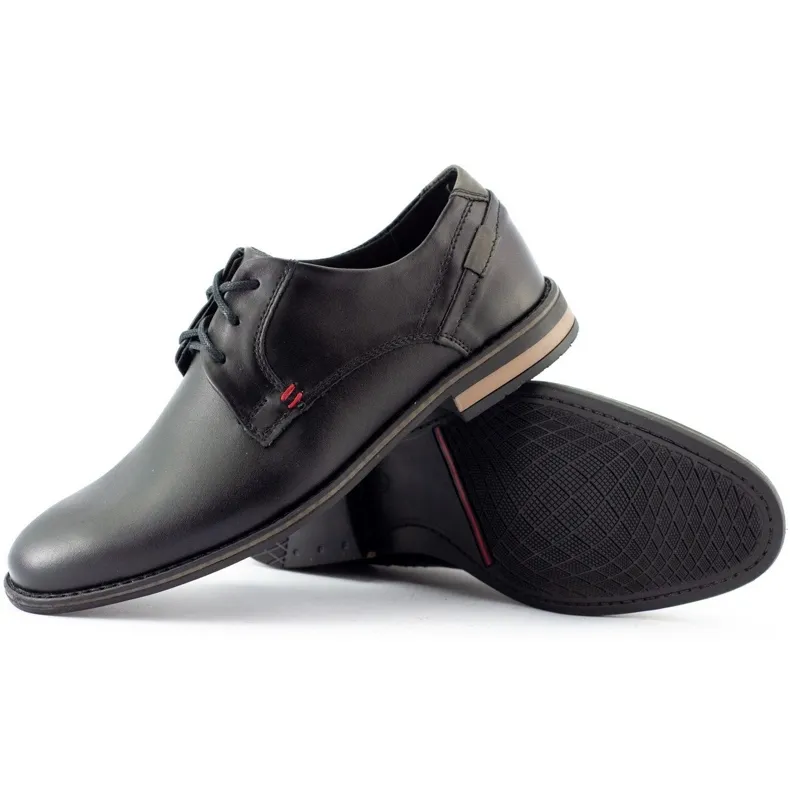 KOMODO Chaussures élégantes pour hommes 859 noir le noir