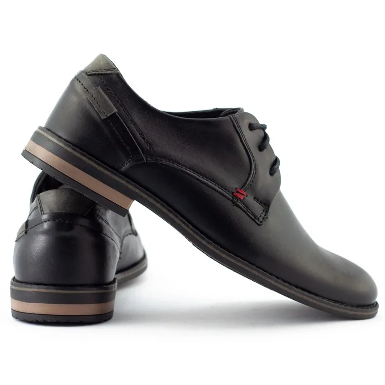 KOMODO Chaussures élégantes pour hommes 859 noir le noir