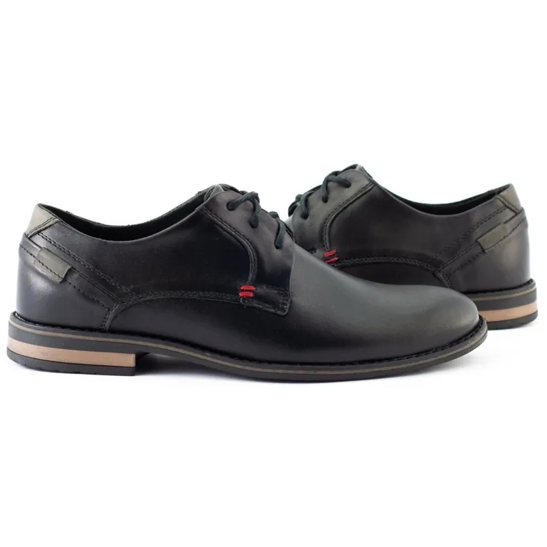 KOMODO Chaussures élégantes pour hommes 859 noir le noir