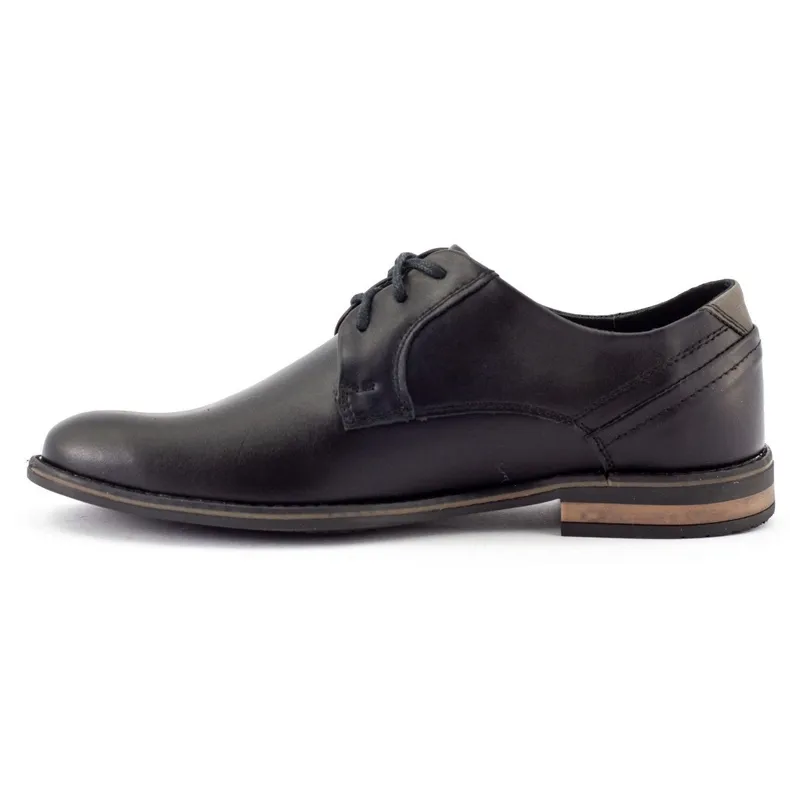 KOMODO Chaussures élégantes pour hommes 859 noir le noir