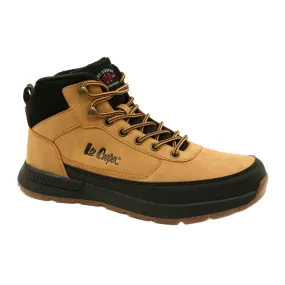 Lee Cooper LCJ-23-31-3047M Chaussures d'hiver pour hommes Camel jaune