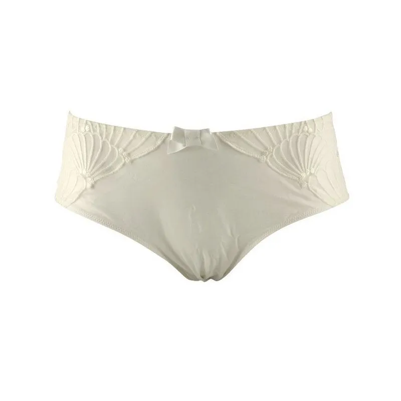 LOU PARIS Shorty Femme Microfibre BLOOM Ivoire