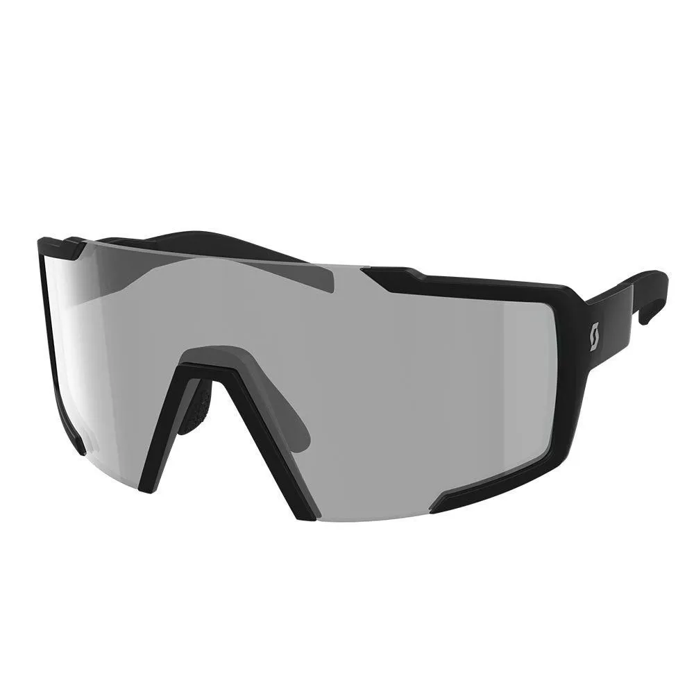 Lunette de sport Scott | Lunettes de running SCOTT SHIELD LS Black Matt/Grey Light Sensitive | 275379-0135249