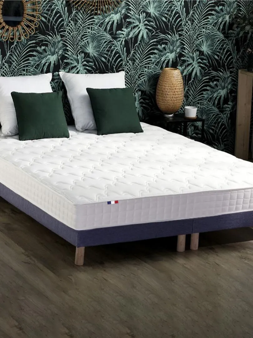 Matelas accueil mémoire de forme MAM AZUR Made in France - Blanc