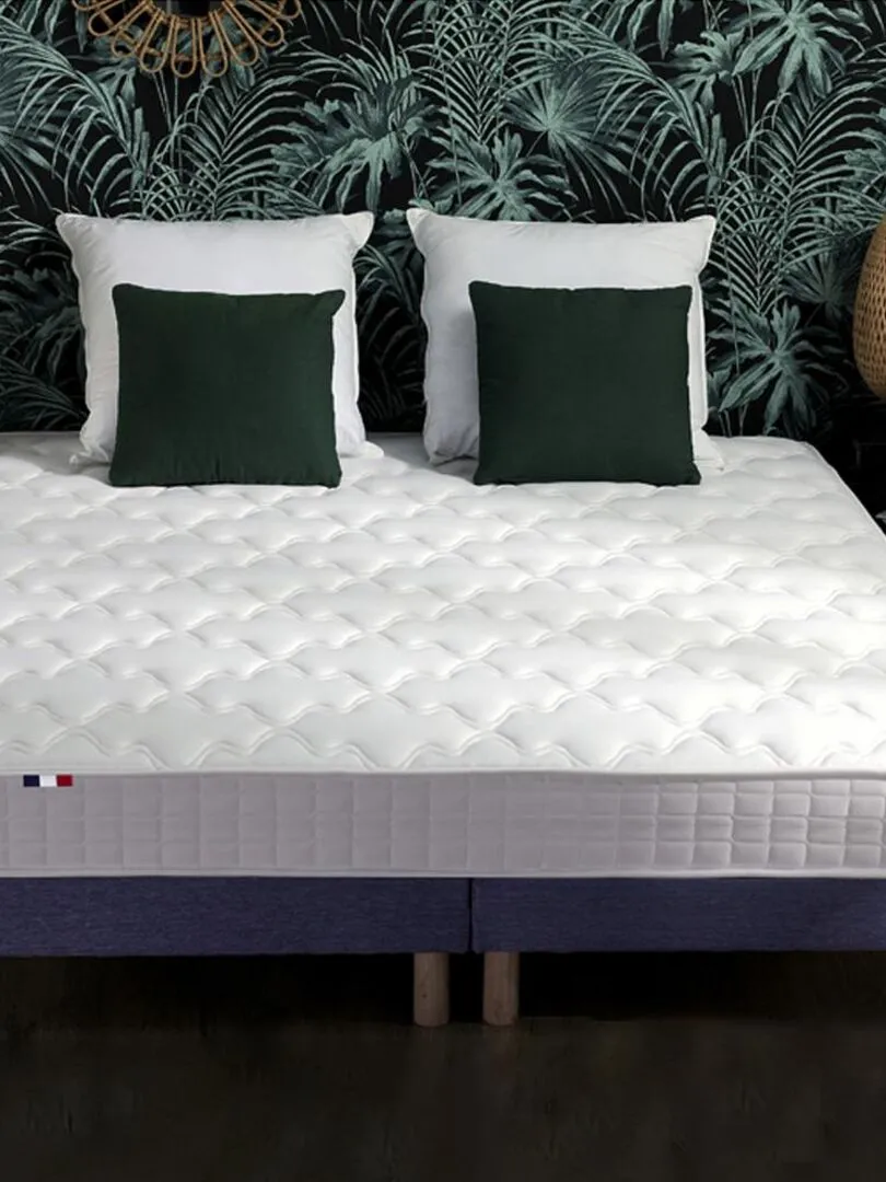 Matelas accueil mémoire de forme MAM AZUR Made in France - Blanc