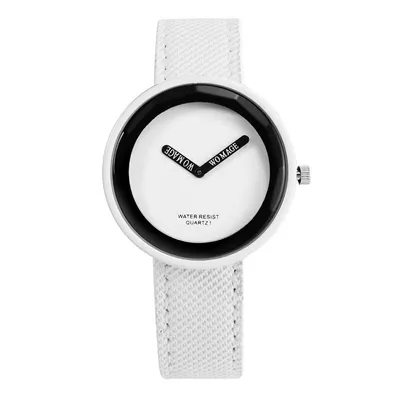 Montre femme tendance vintage blanche