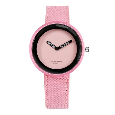 Montre femme tendance vintage rose