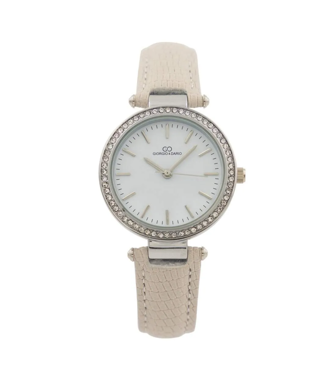 Montre Tendance Femme Crème GIORGIO