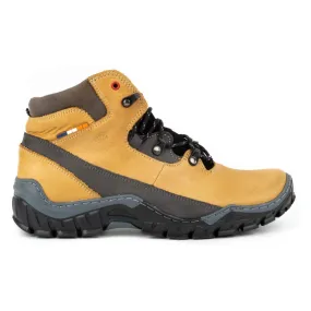 Olivier Chaussures d'hiver pour hommes 134GT jaunes