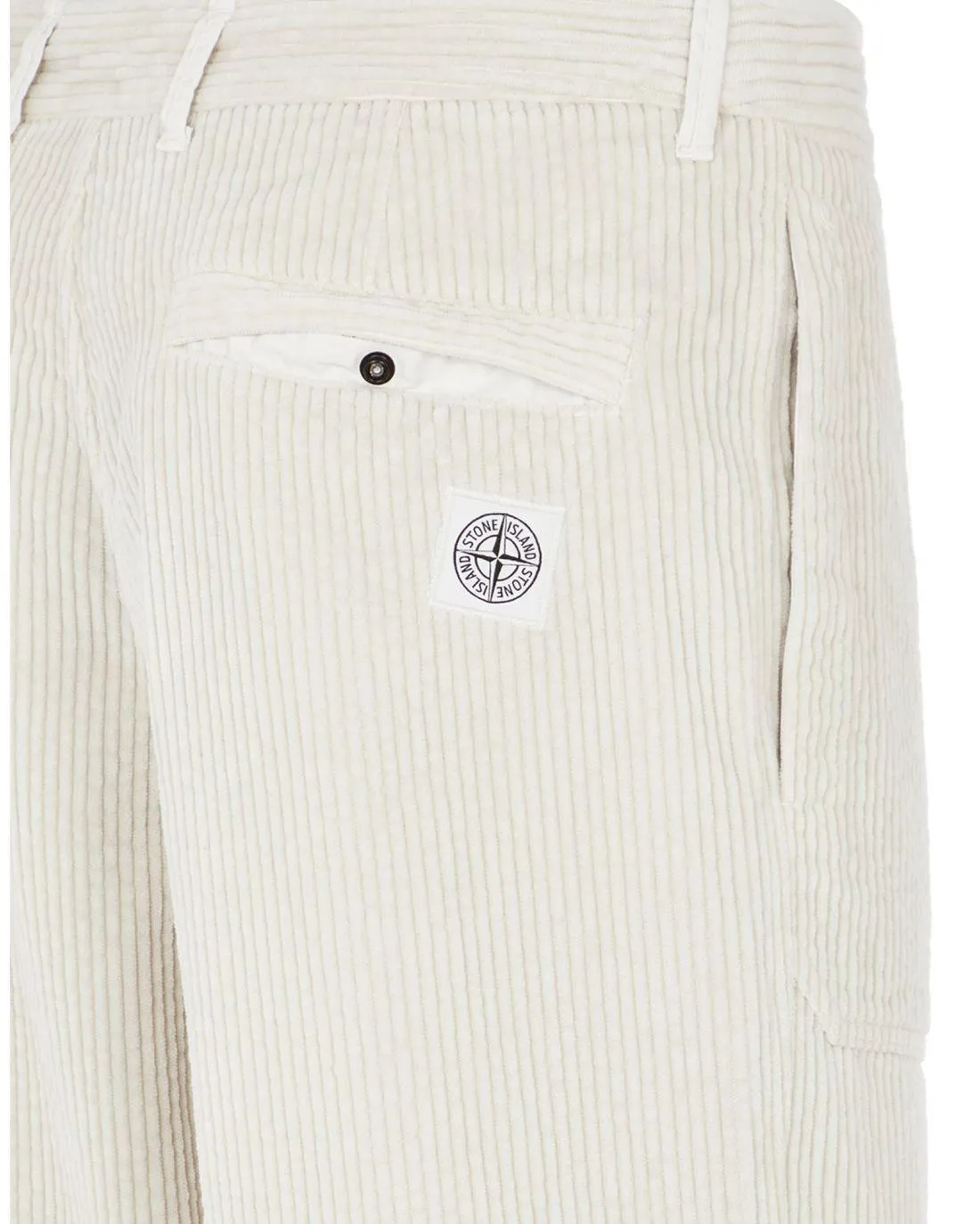 PANTALON BLANC  - STONE ISLAND | Chez Maman Rouen