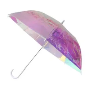 Parapluie adulte transparent à reflets irisés Roodoudou - Le petit Souk