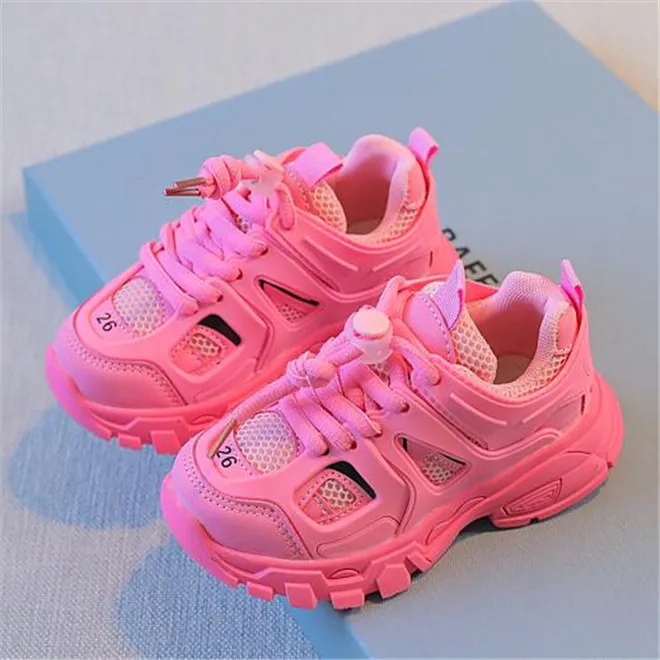 Printemps Automne Chaussures Pour Enfants Garçons Filles Chaussures De Sport Respirant Enfants Bébé Baskets Décontractées Mode C