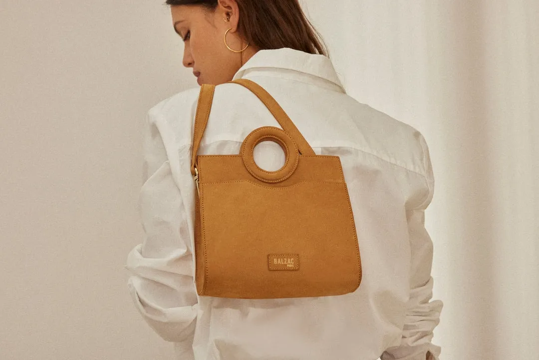 Sac Mini Gaia nubuck camel