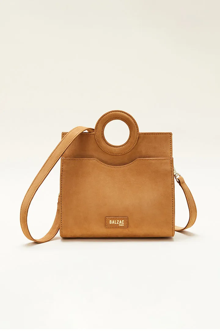 Sac Mini Gaia nubuck camel