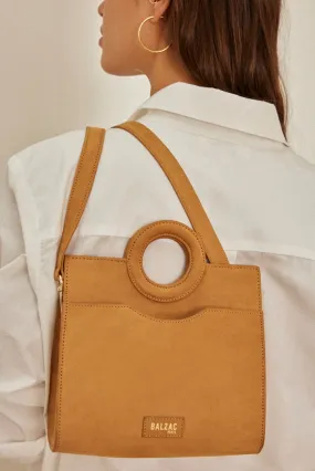 Sac Mini Gaia nubuck camel