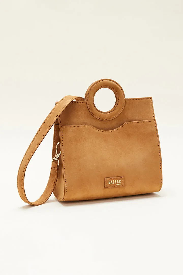 Sac Mini Gaia nubuck camel