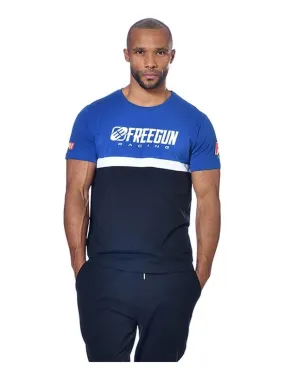 T-shirt homme Collection Racing Freegun - Bleu