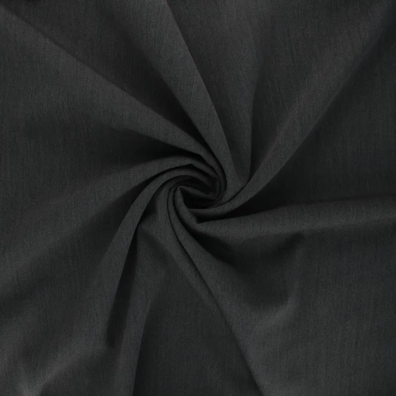 Tissu Gabardine stretch légère -  anthracite